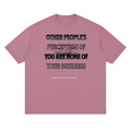 Other people's perception of.....